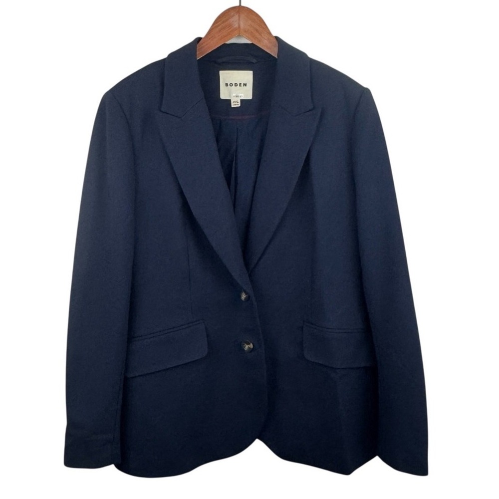 Boden Navy Tailored Blazer